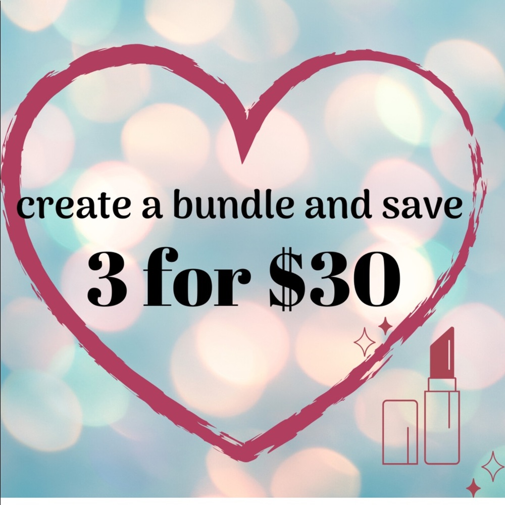 Create bundle with SELECT ✅ items ONLY 3 for $30